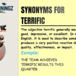 Synonyms for Terrific
