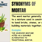 Synonyms of Mortar
