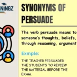 Synonyms of Persuade