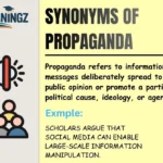 Synonyms of Propaganda