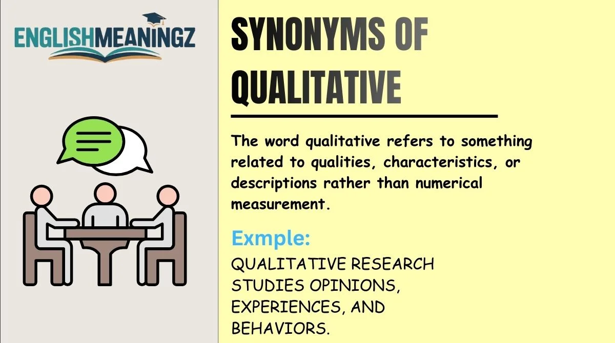 Synonyms of Qualitative