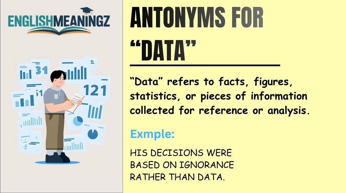Antonyms for “Data”
