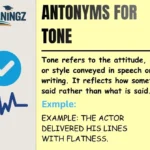 Antonyms for Tone
