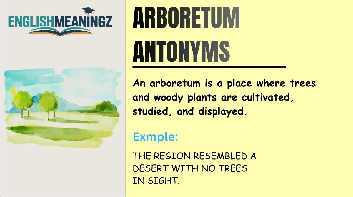 Arboretum Antonyms