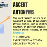 Ascent Antonyms