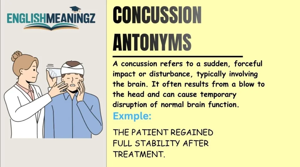 Concussion Antonyms