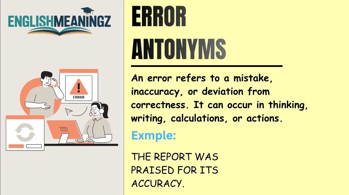 Error Antonyms
