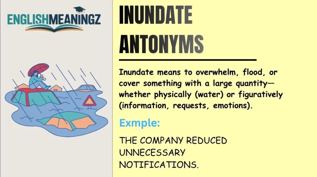 Inundate Antonyms