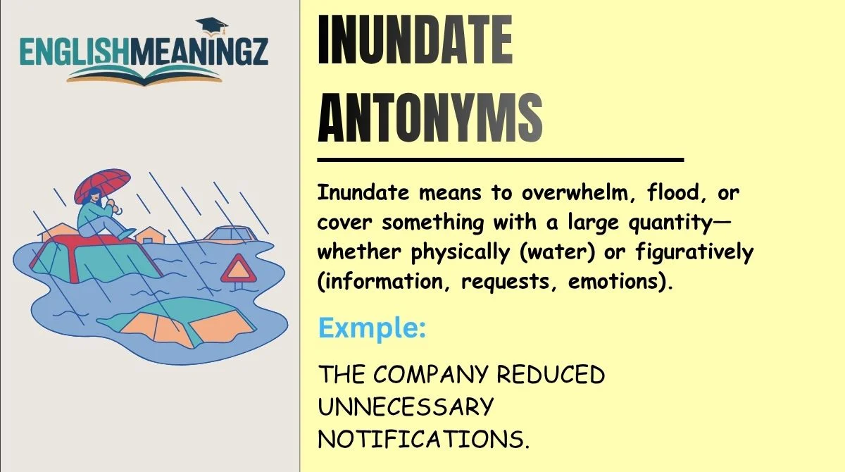 Inundate Antonyms