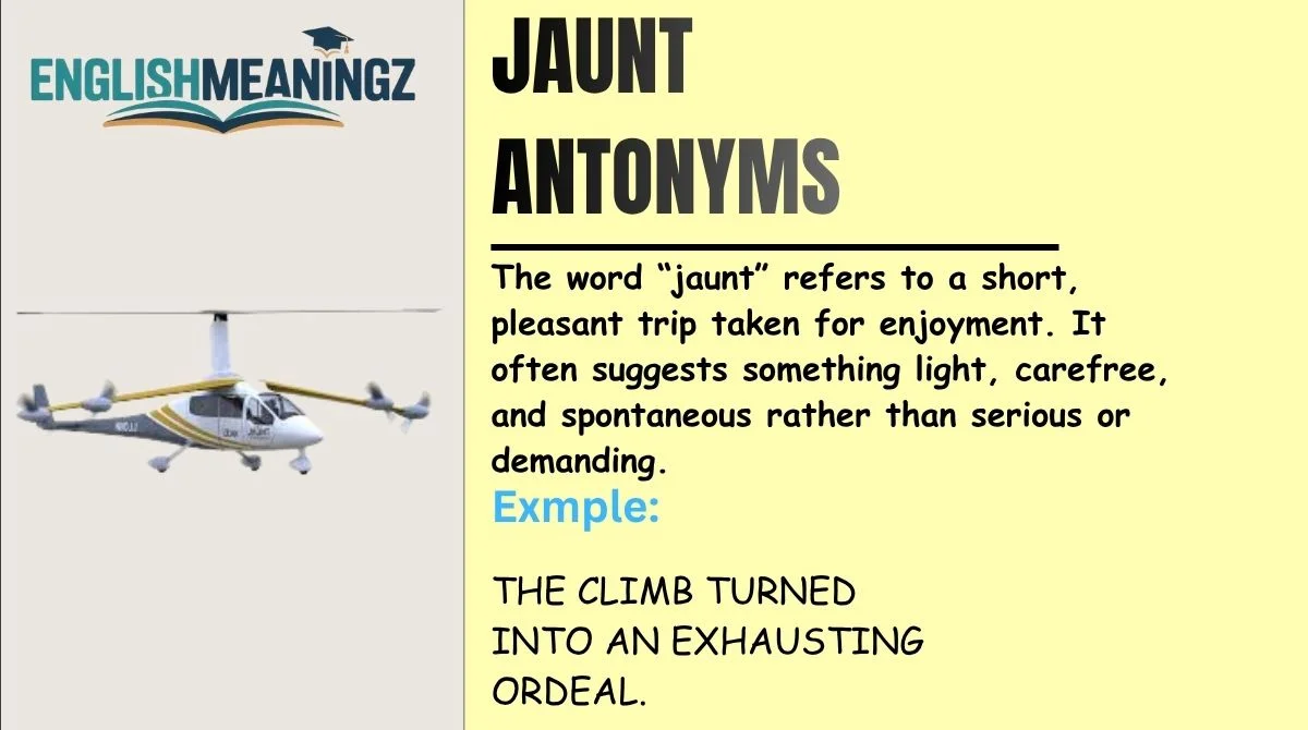 Jaunt Antonyms