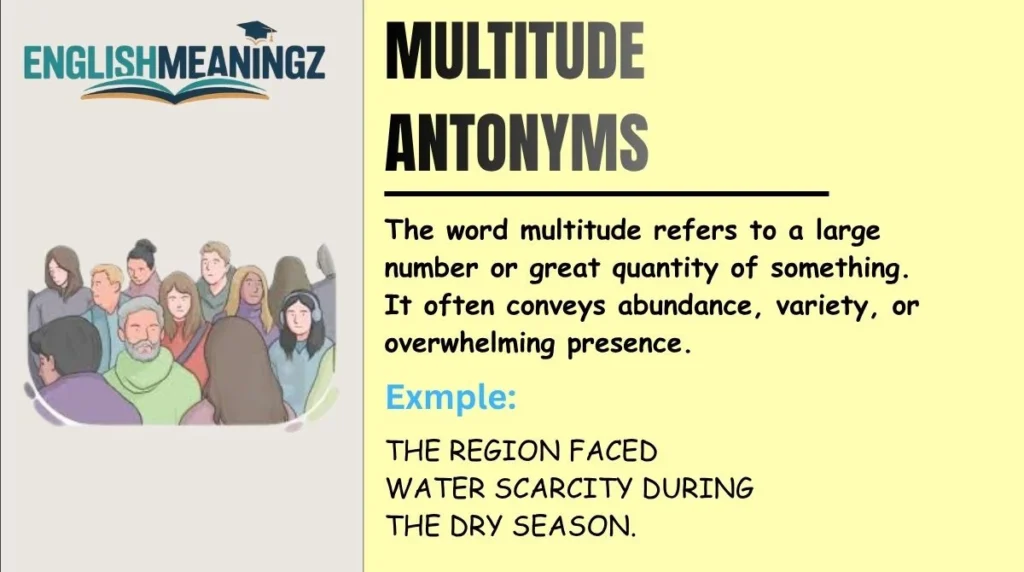 Multitude Antonyms