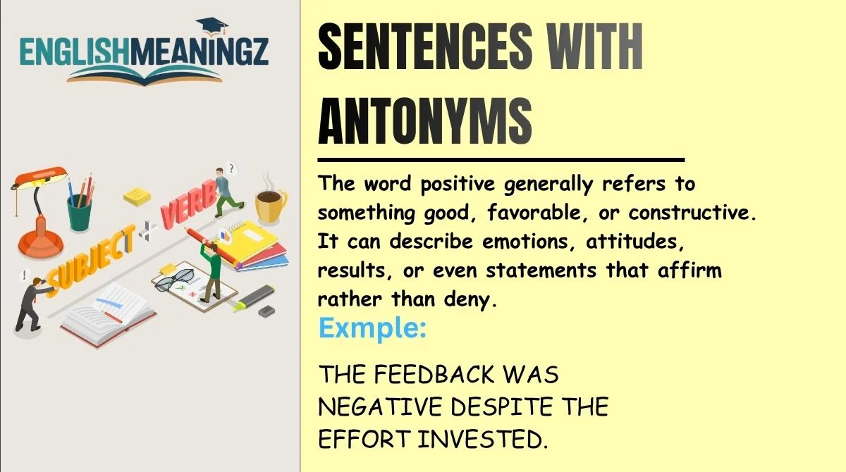 Sentences with Antonyms