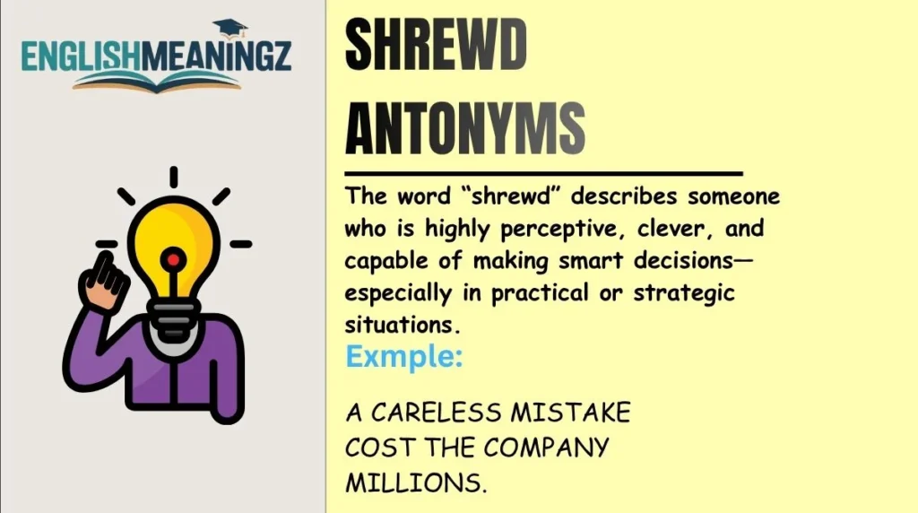 Shrewd Antonyms