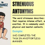 Strenuous Antonyms