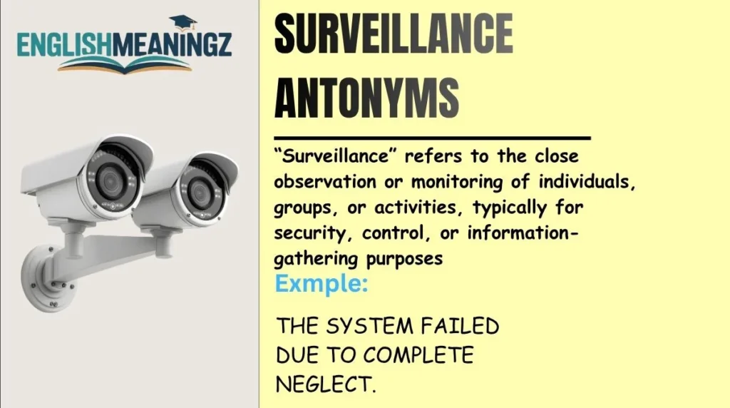 Surveillance Antonyms