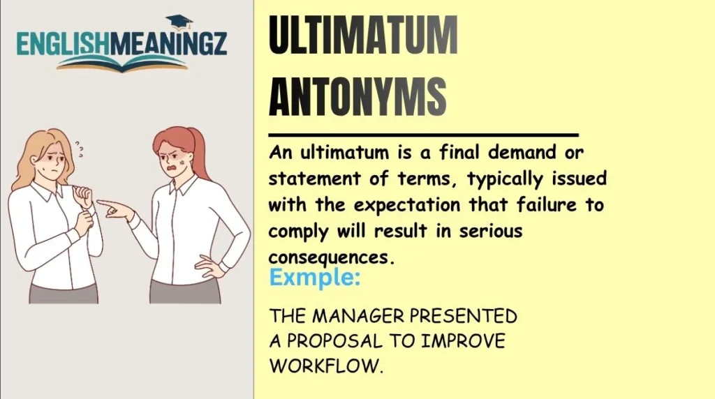 Ultimatum Antonyms