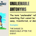Unalienable Antonyms