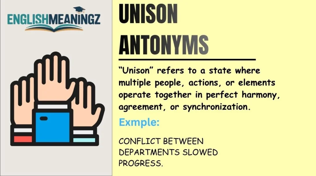 Unison Antonyms