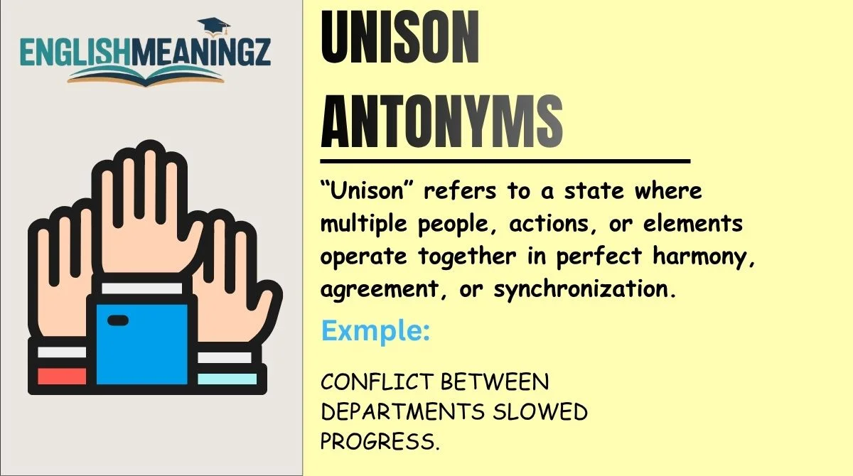 Unison Antonyms