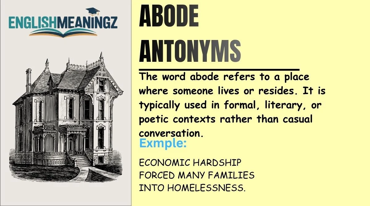 Abode Antonyms