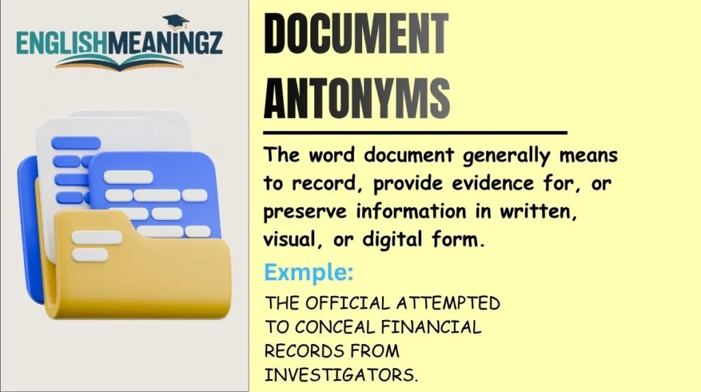Document Antonyms