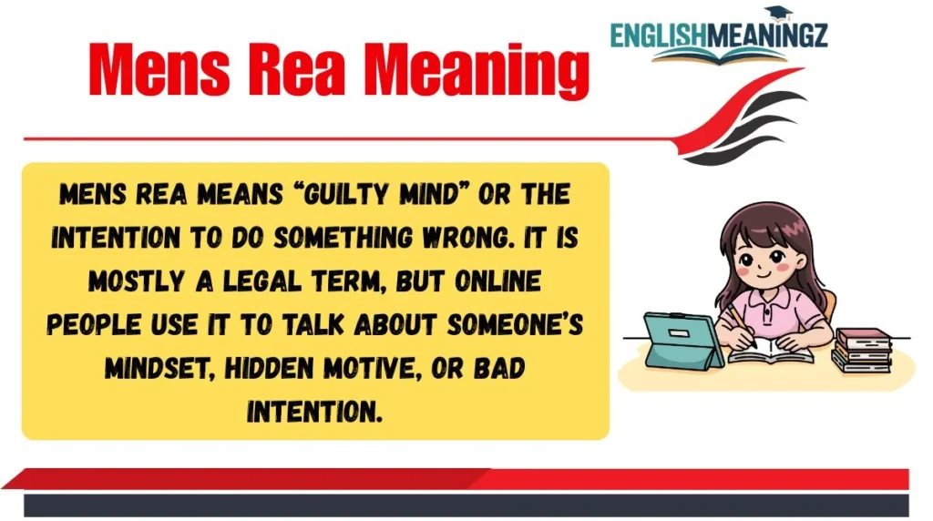 Mens Rea Meaning