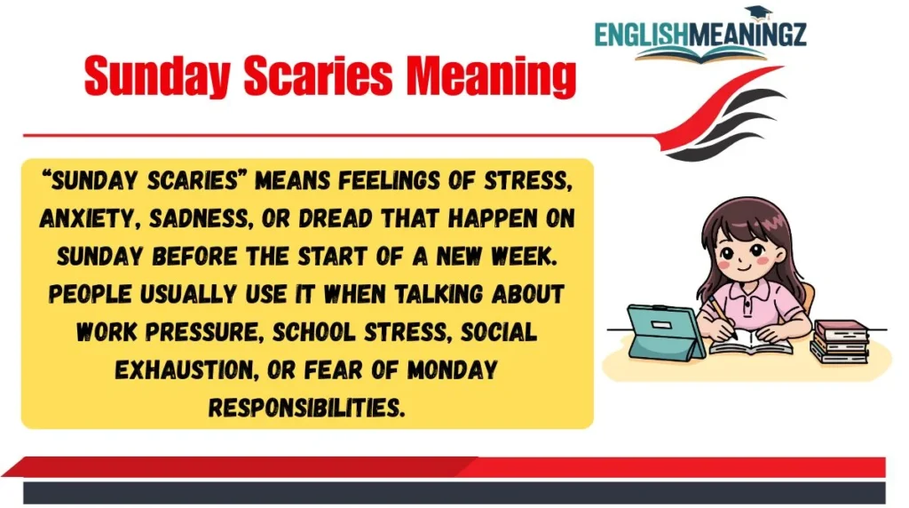 Sunday Scaries Meaning
