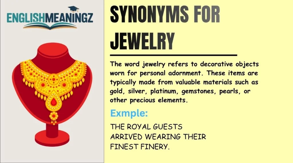 Synonyms for Jewelry