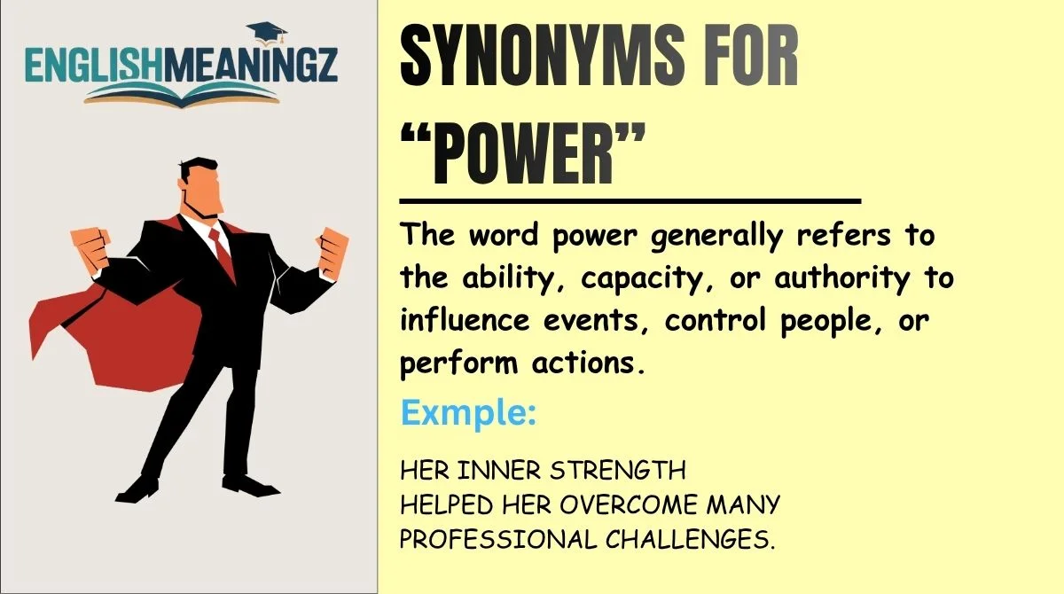 Synonyms for “Power”