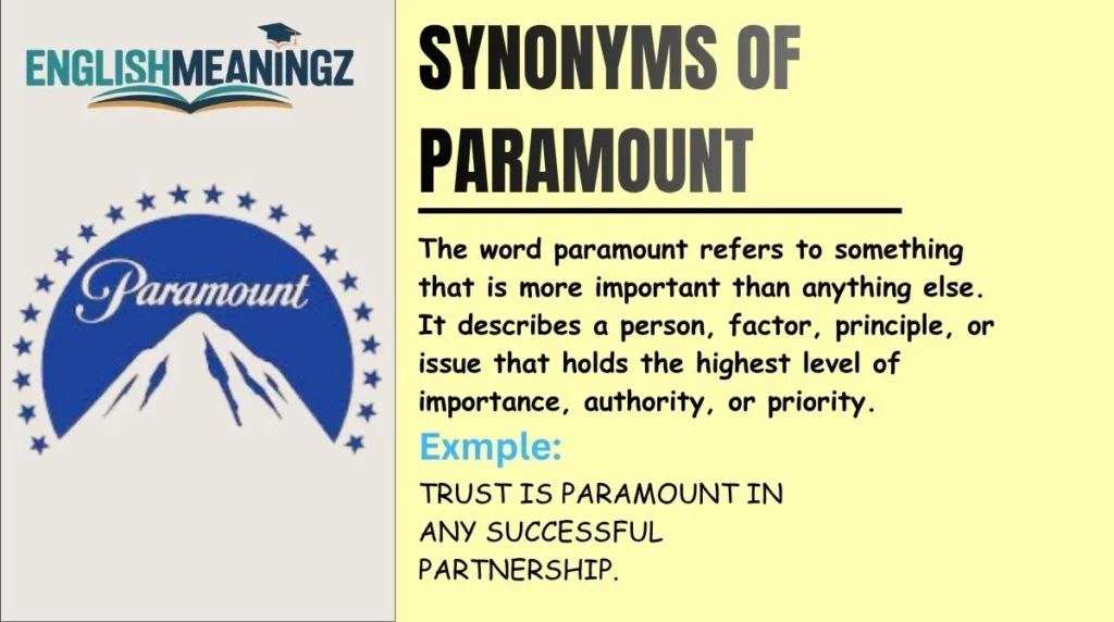 Synonyms of Paramount