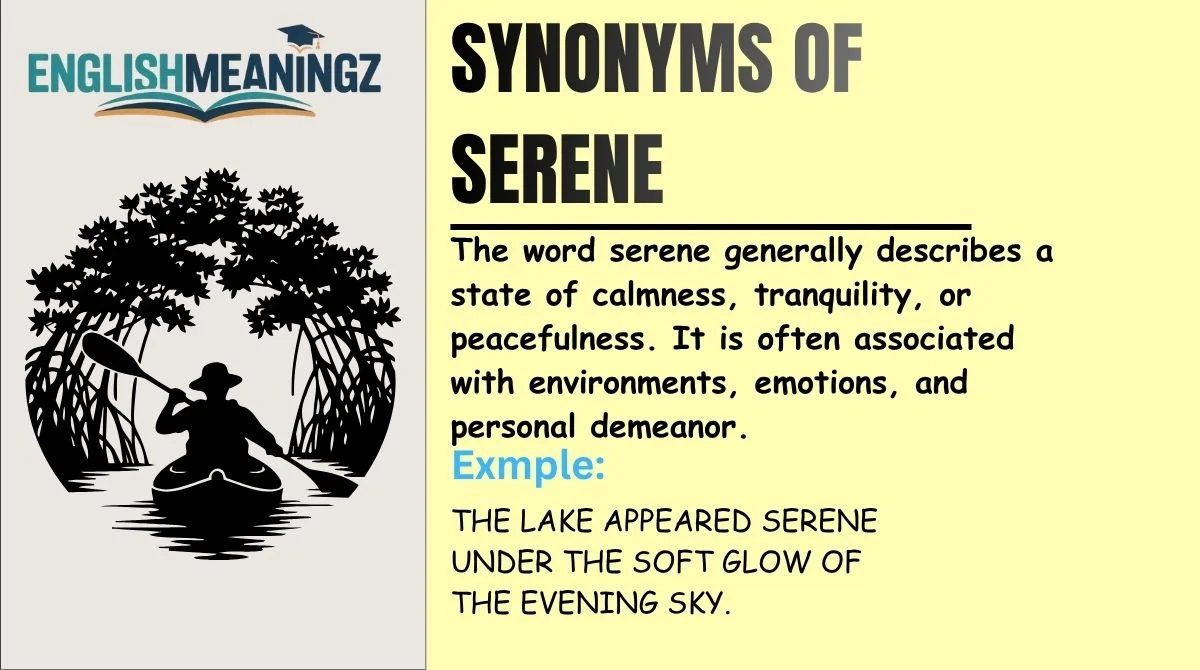 Synonyms of Serene