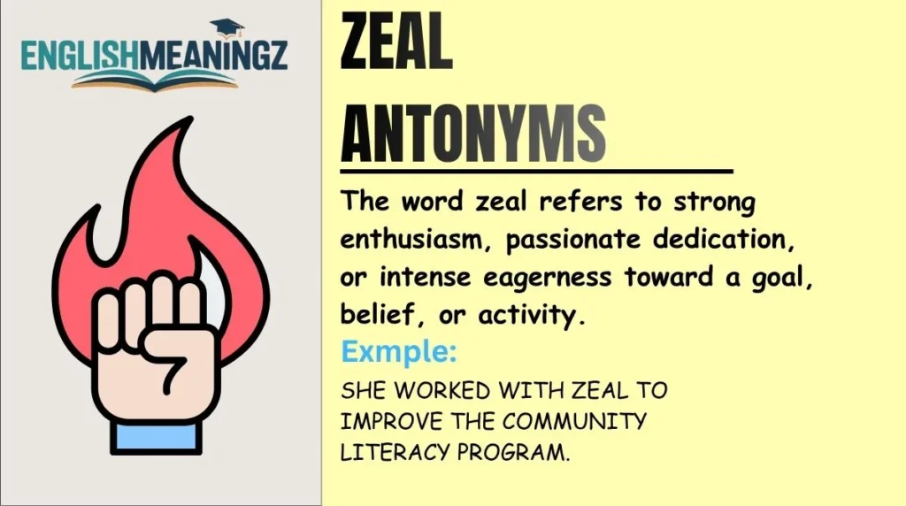 Zeal Antonyms