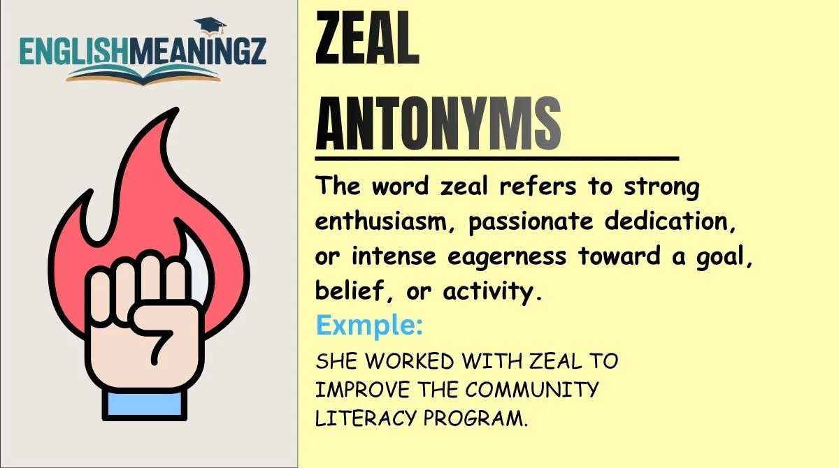 Zeal Antonyms