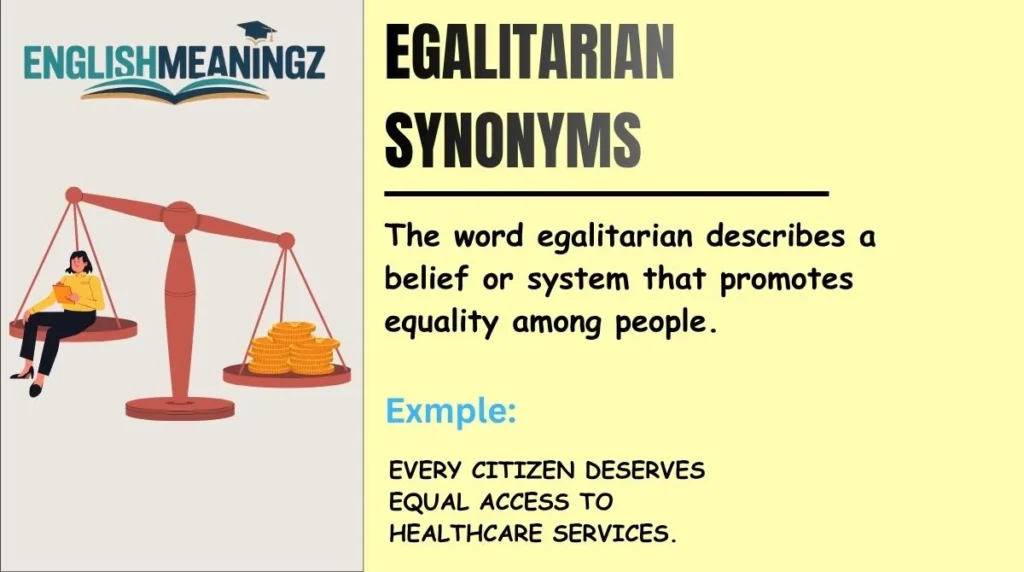 Egalitarian Synonyms