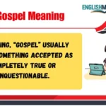Gospel Meaning