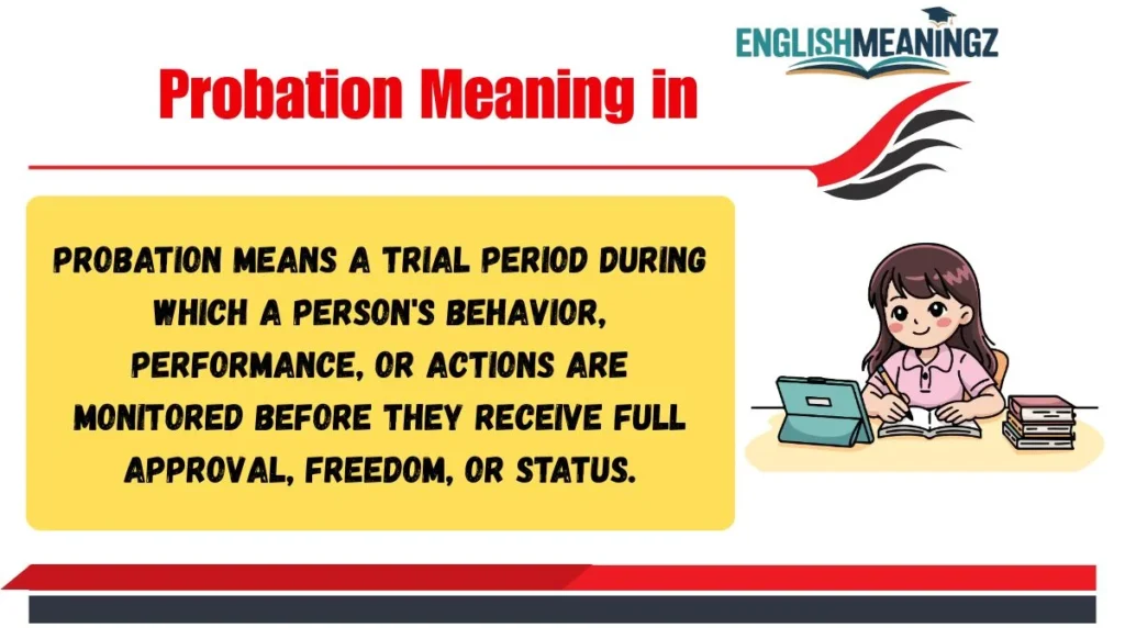 Probation Meaning in