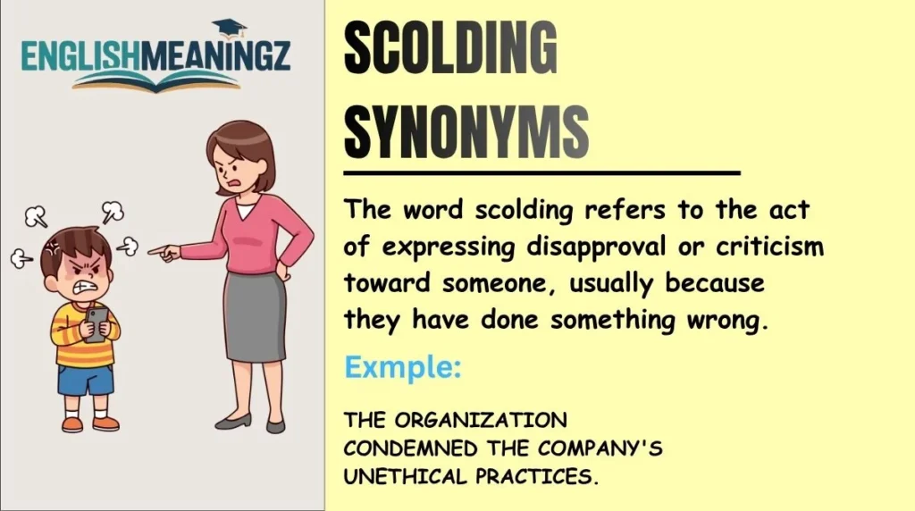 Scolding Synonyms